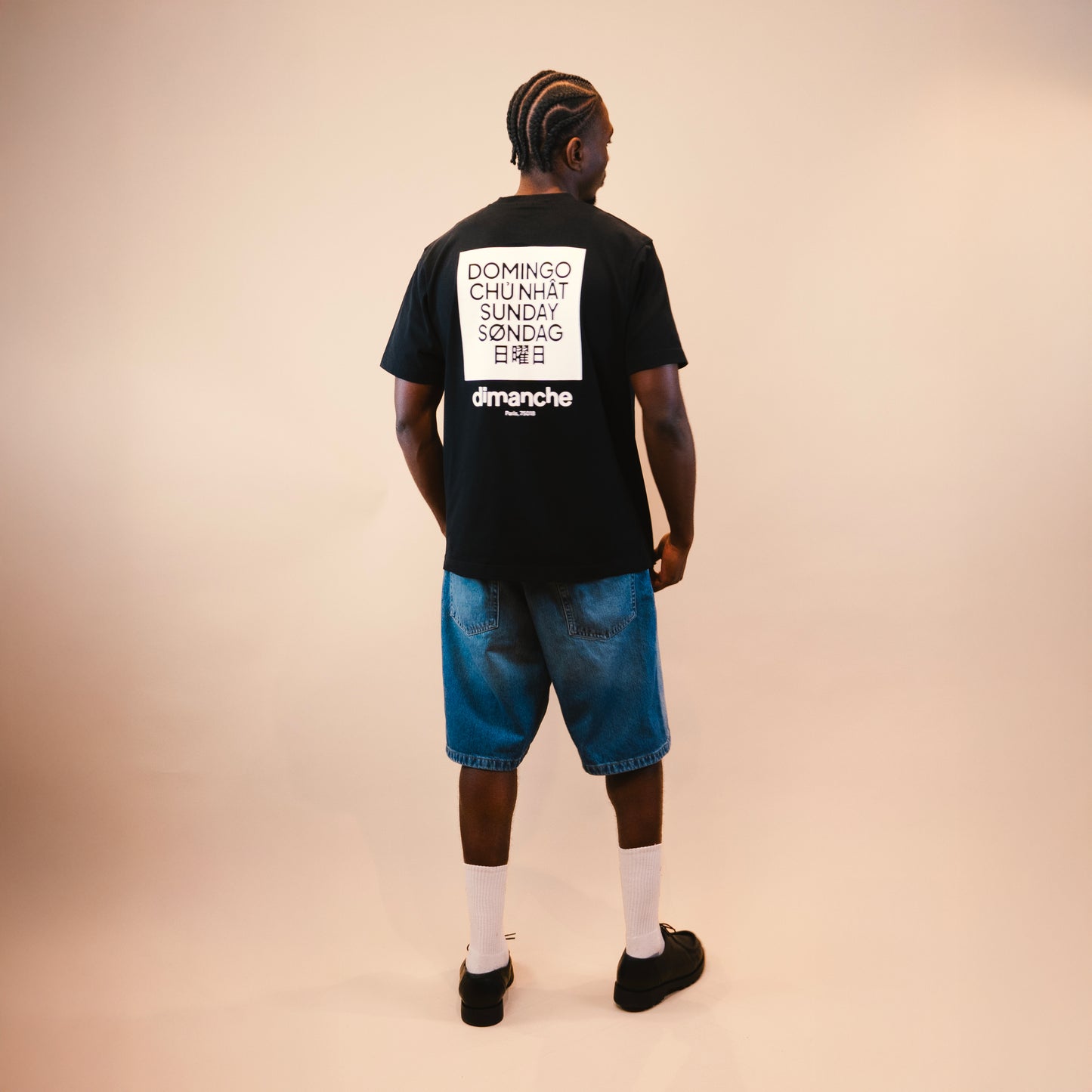T-shirt "Domingo" noir