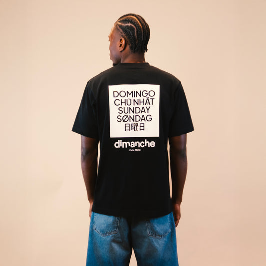 T-shirt "Domingo" noir