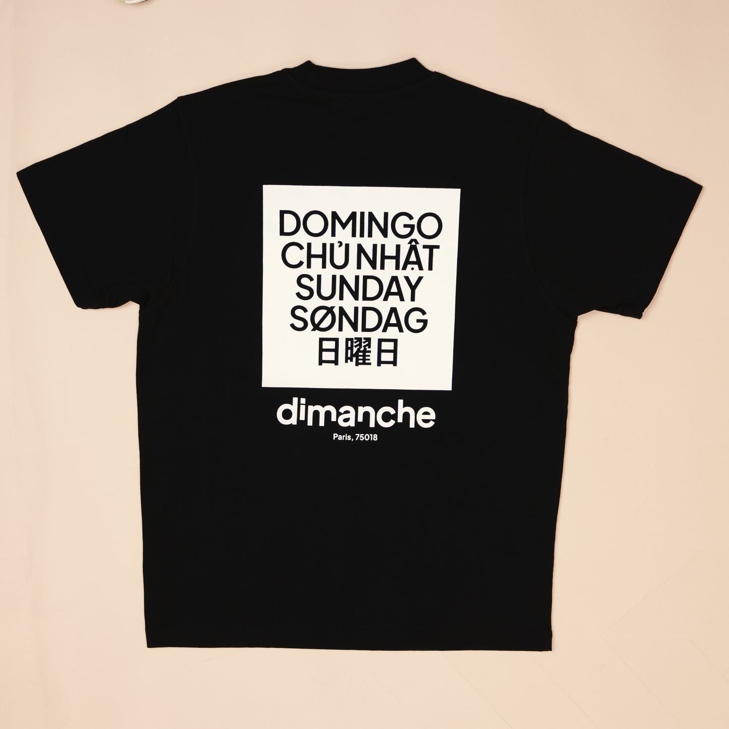 T-shirt "Domingo" noir